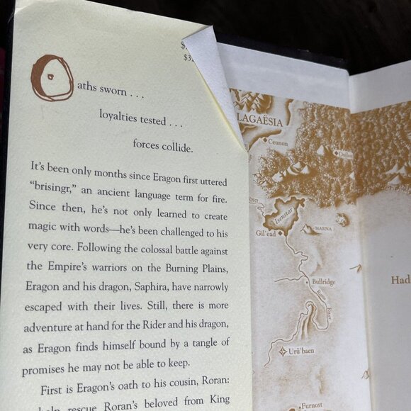 Brisingr Inheritance Cycle Book 3 - Eragon- by C. Paolini 2008 1st Edition HC - Picture 9 of 10